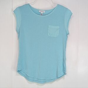 ❤️5/$25 Calvin Klein Light Blue Women's Tee